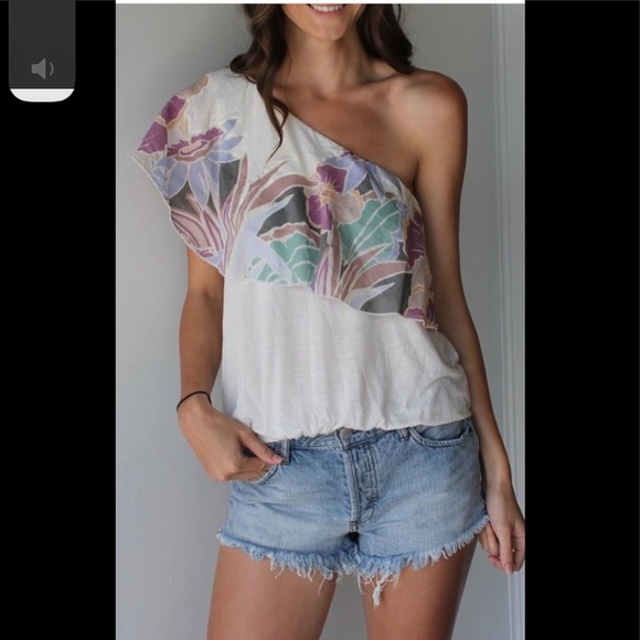 Free People Tops - Free People Annika Bubble Floral Top